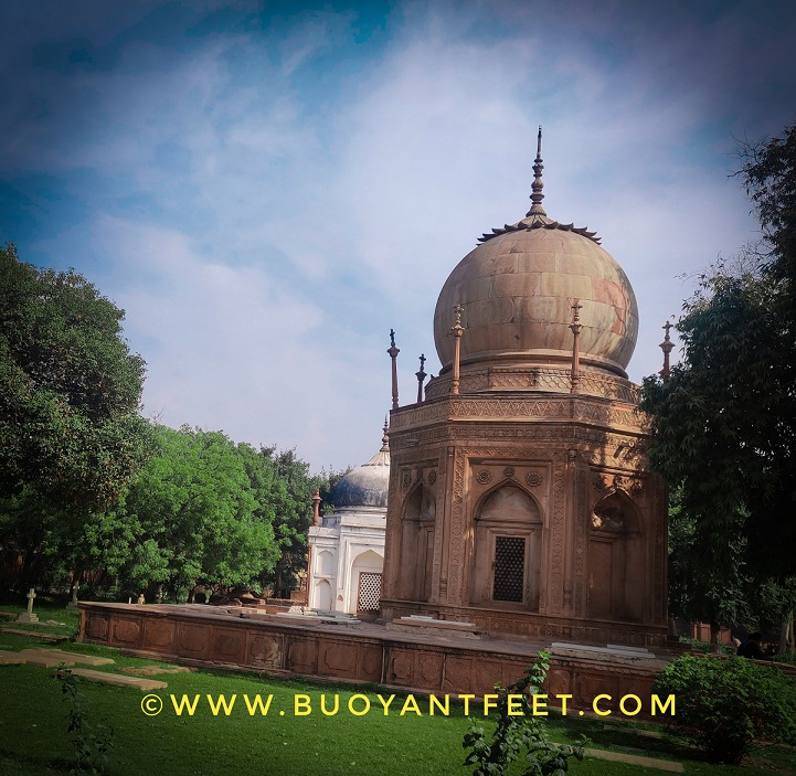 The Ellis Family Tomb inside Agra's Roman Catholic Cemetery